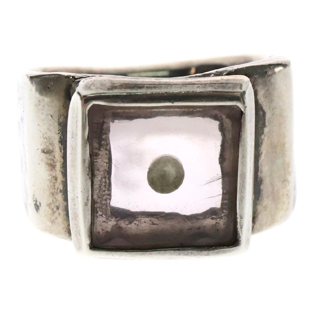 ALEX STREETER(アレックスストリーター) Lucky Dice Ring ラッキー ダイス スクエア リング 指輪 14号 ピンク/シルバー