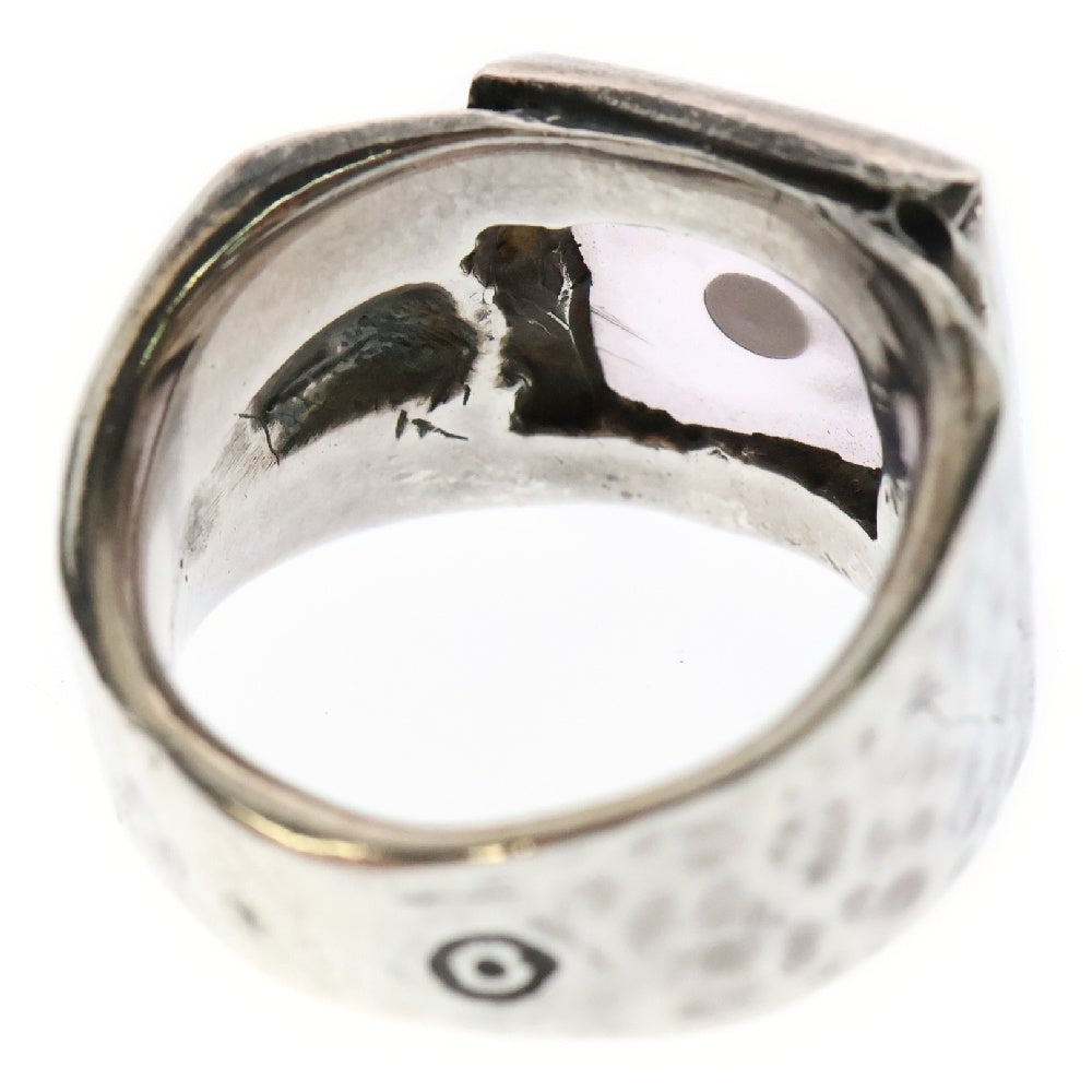 ALEX STREETER(アレックスストリーター) Lucky Dice Ring ラッキー ダイス スクエア リング 指輪 14号 ピンク/シルバー