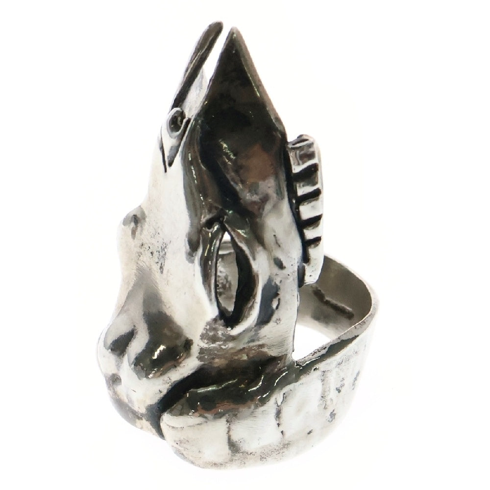 ALEX STREETER(アレックスストリーター) Steer Skull Ring スティア スカル リング 指輪 17.5号 シルバー