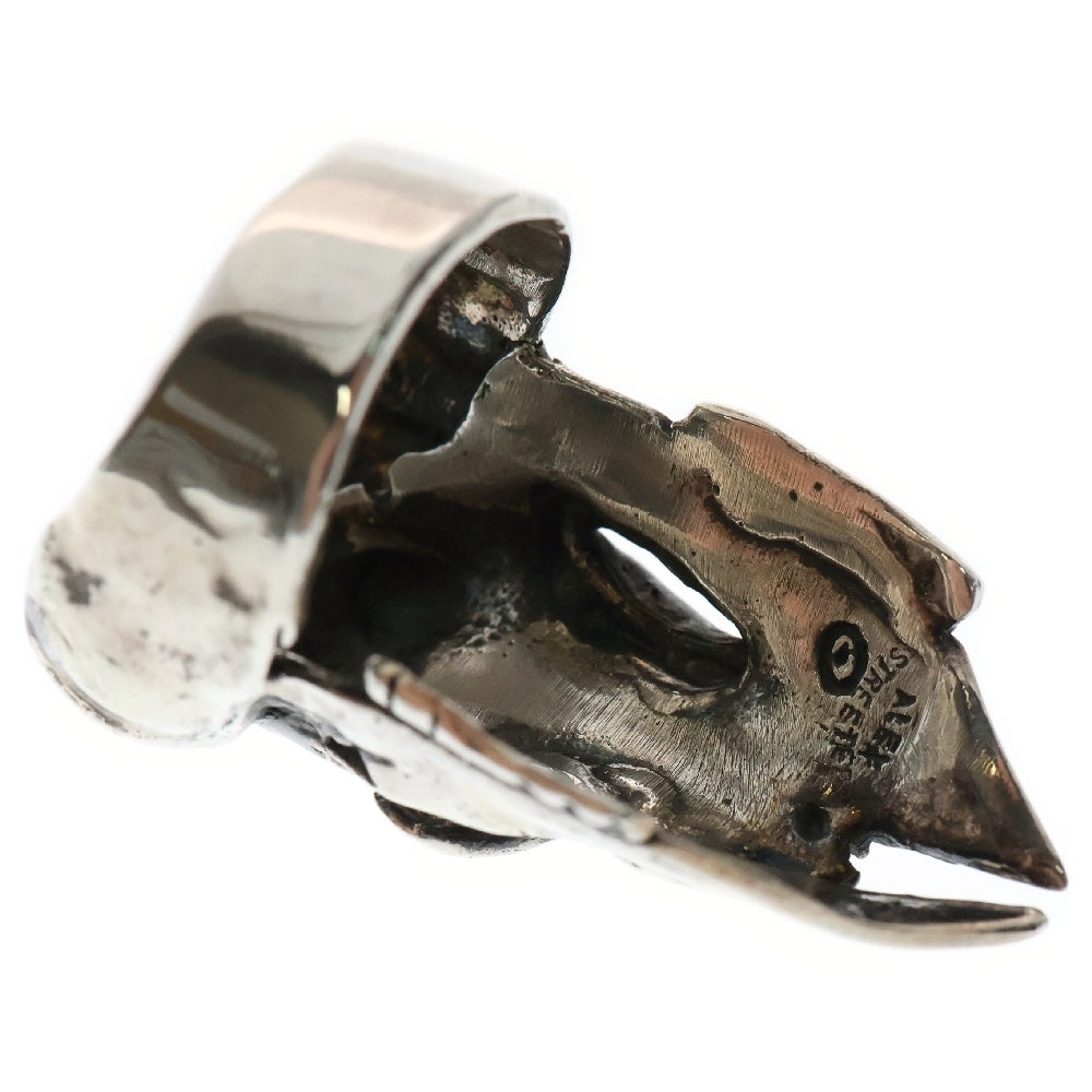 ALEX STREETER(アレックスストリーター) Steer Skull Ring スティア スカル リング 指輪 17.5号 シルバー