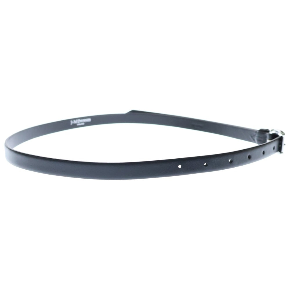J&M DAVIDSON(ジェイアンドエムデヴィッドソン) BONNY BELT MINI ボニー ナロー レザー ミニ ベルト ブラック