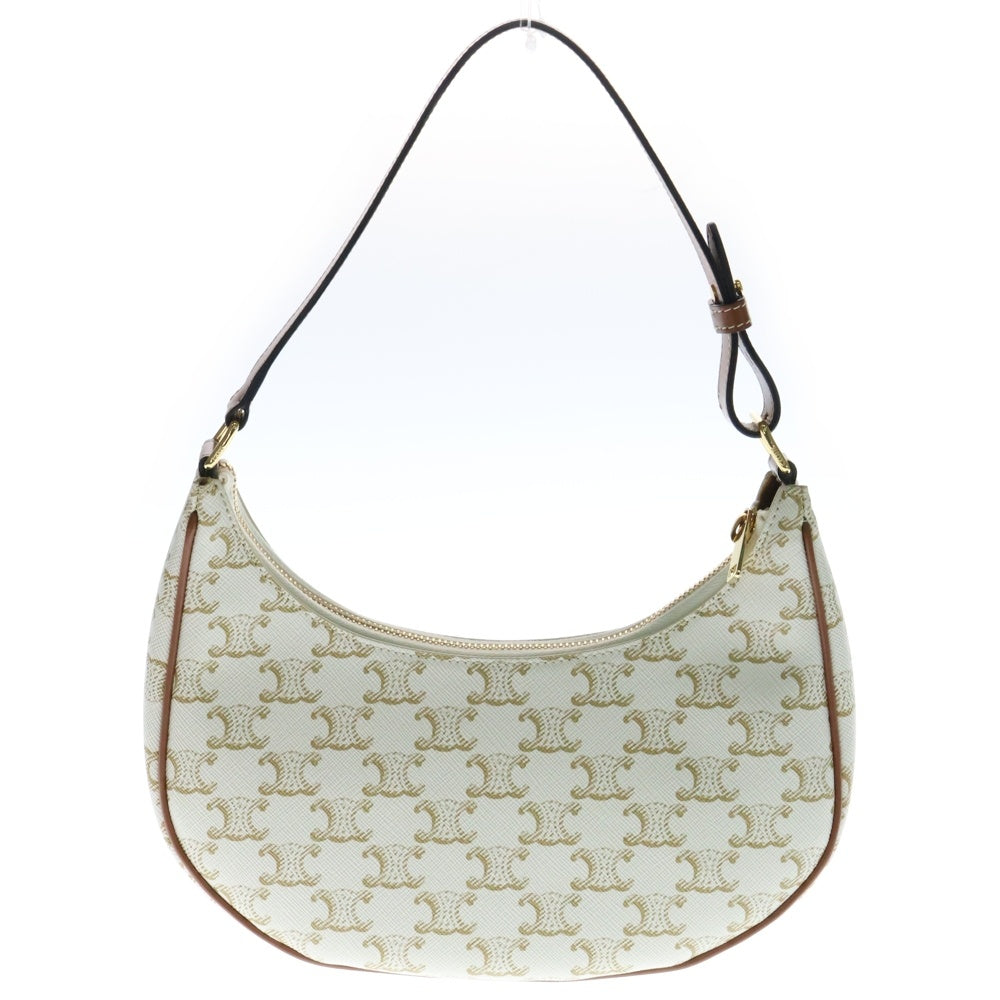 CELINE(セリーヌ) AVA トリオンフ 総柄 キャンバス ハンドバッグ レディース アイボリー 19395 2BZJ 01BC