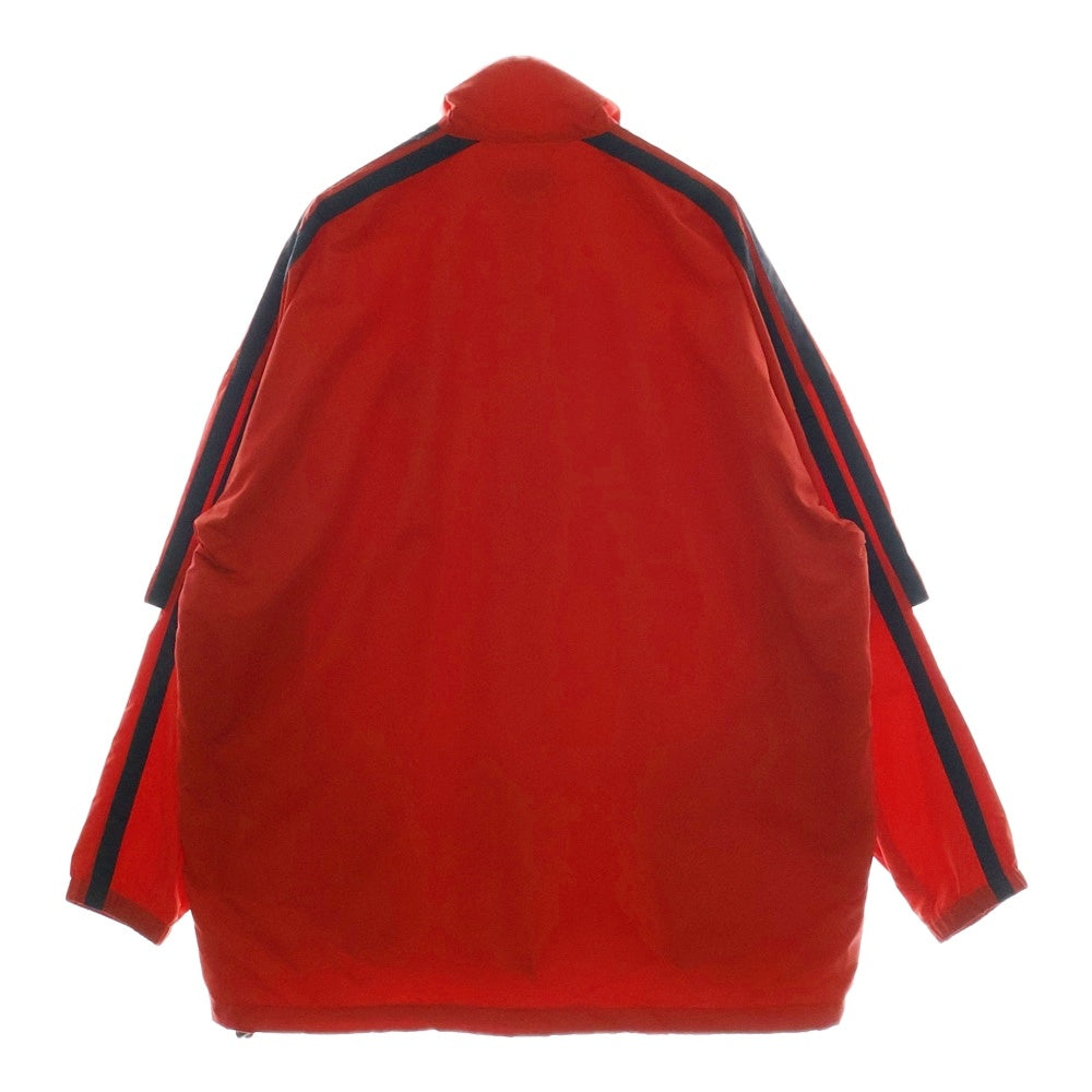 BALENCIAGA(バレンシアガ) 19AW BBロゴ ダブルスリーブ ナイロンジップアップブルゾン ジャケット レッド 602278 TG011