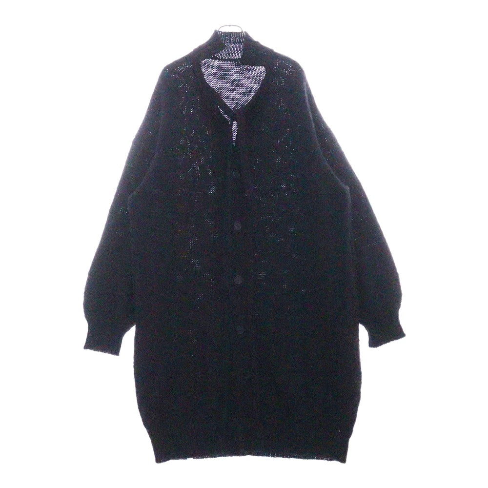 YOHJI YAMAMOTO REGULATION(ヨウジヤマモト レギュレーション) 18AW ロングニットカーディガン コート ブラック レディース FV-K52-900