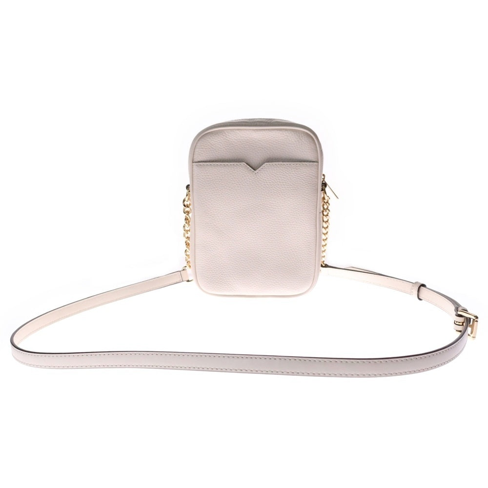 MICHAEL KORS(マイケルコース) JET SET TRAVEL NS ジェット セット トラベル チェーンクロス ショルダーバッグ ホワイト レディース 35H3GTVC2L