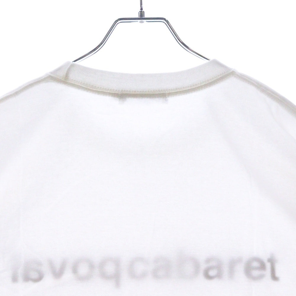 CABARET POVAL(キャバレーポバール) 25SS Original Logo Tee オリジナルロゴ プリントTシャツ ホワイト