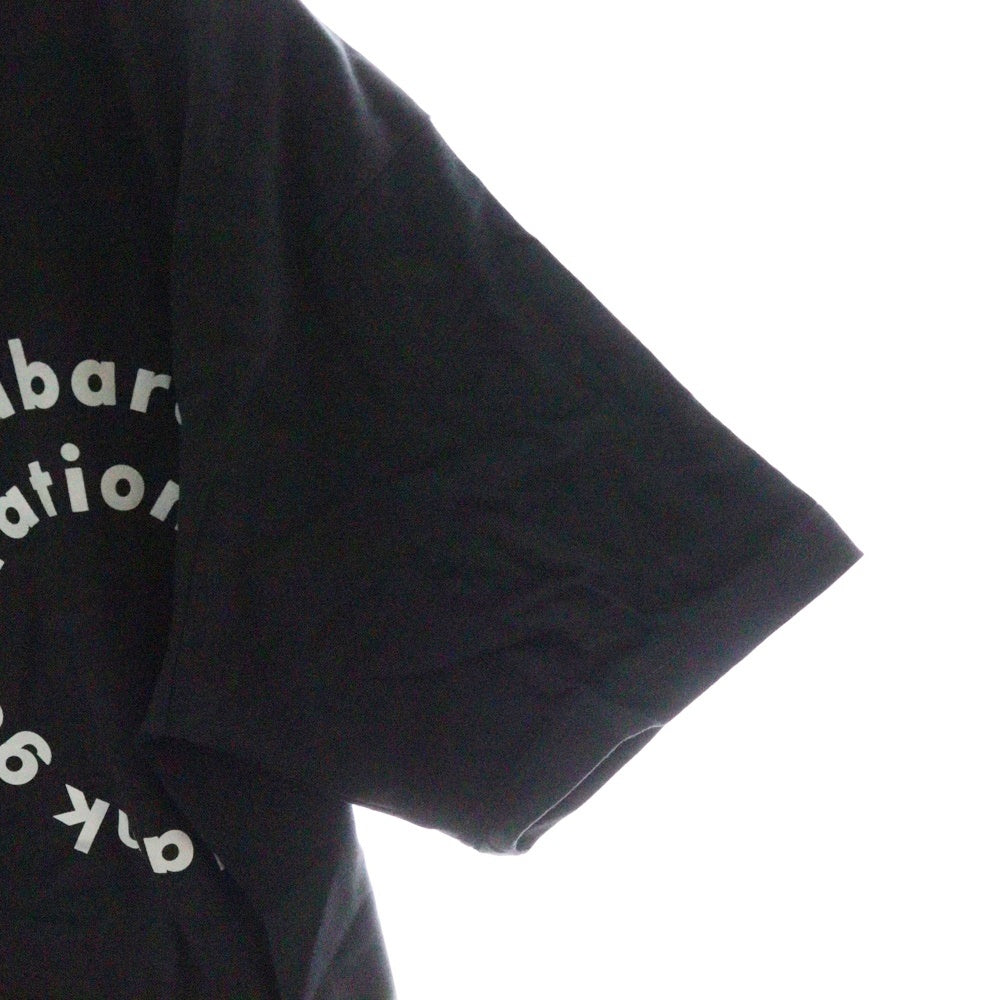 CABARET POVAL(キャバレーポバール) Sidewalk Tee サイドウォーク プリントTシャツ ブラック
