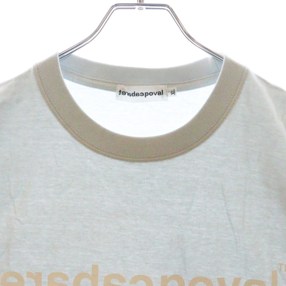 CABARET POVAL(キャバレーポバール) Original Logo Tee オリジナルロゴ プリントTシャツ ライトブルー