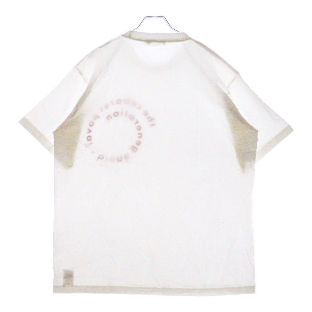 CABARET POVAL(キャバレーポバール) Sidewalk Tee サイドウォーク プリントTシャツ ホワイト