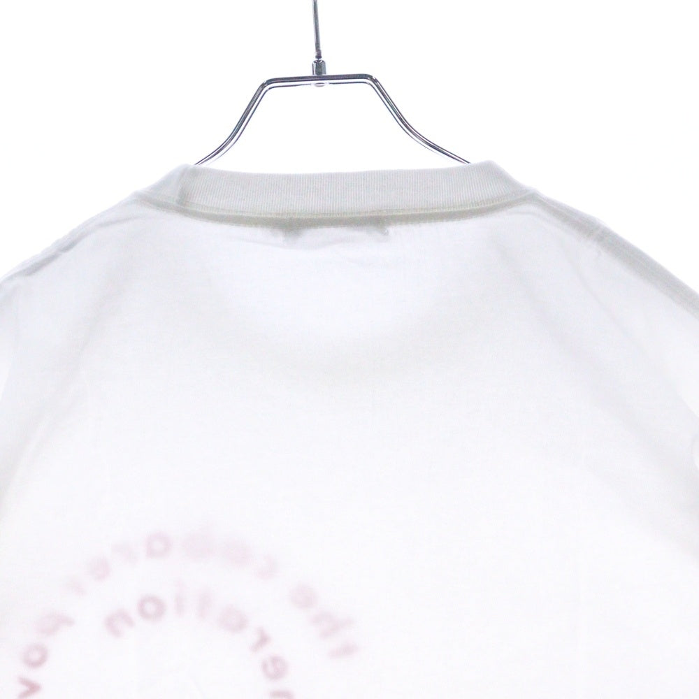 CABARET POVAL(キャバレーポバール) Sidewalk Tee サイドウォーク プリントTシャツ ホワイト