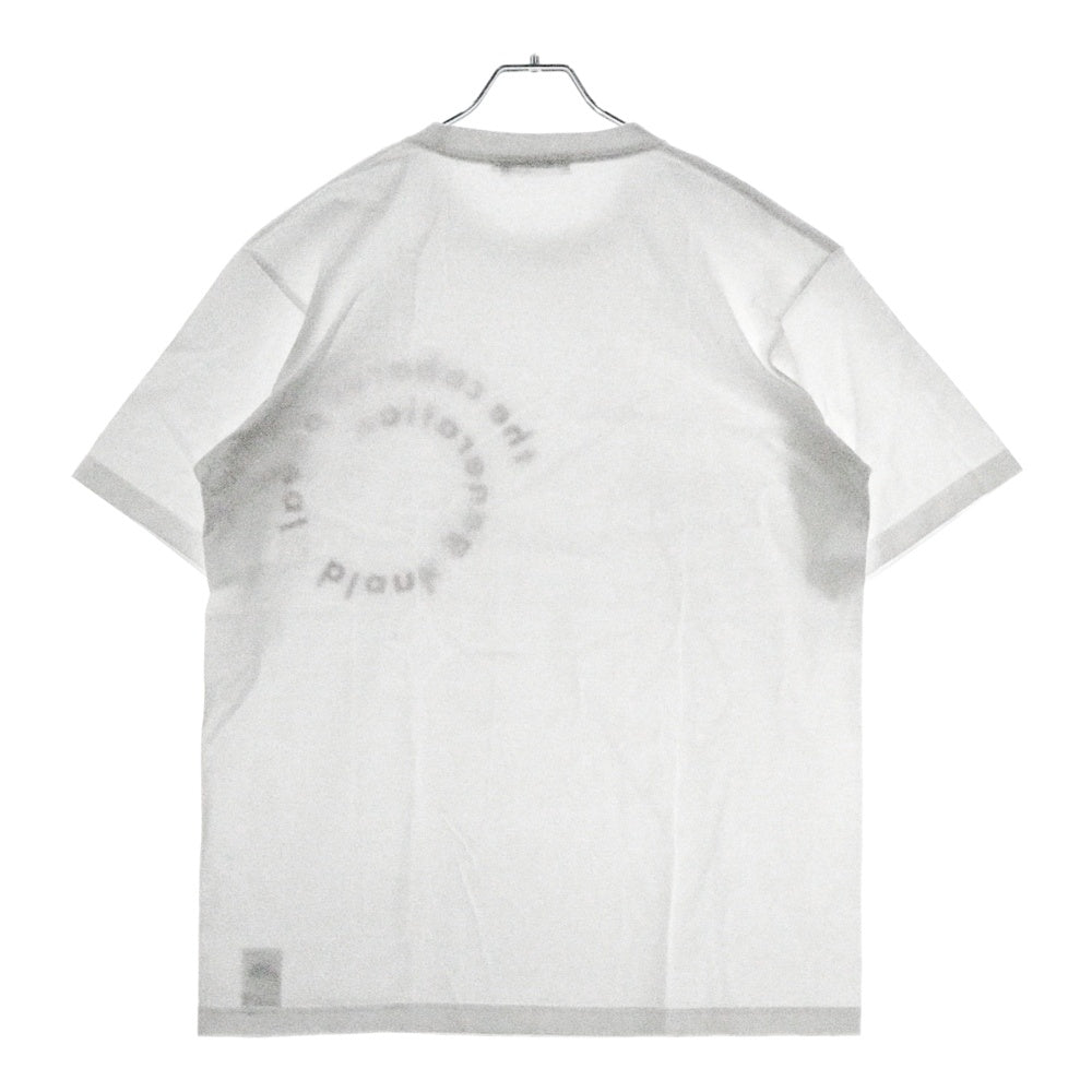 CABARET POVAL(キャバレーポバール) Sidewalk Tee サイドウォーク プリントTシャツ ホワイト