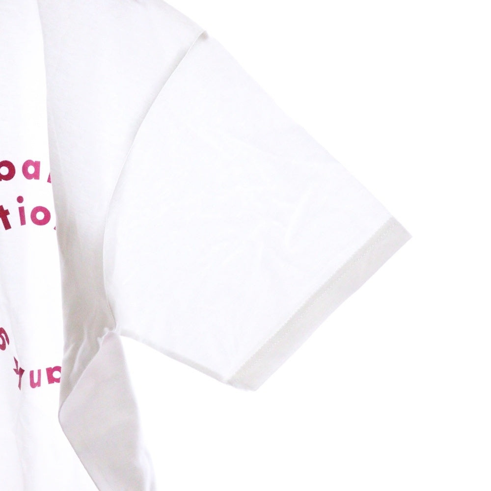 CABARET POVAL(キャバレーポバール) Sidewalk Tee サイドウォーク プリントTシャツ ホワイト