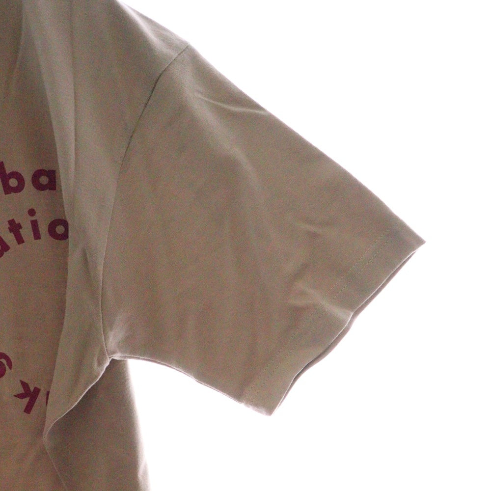 CABARET POVAL(キャバレーポバール) Sidewalk Tee サイドウォーク プリントTシャツ スモーキーピンク