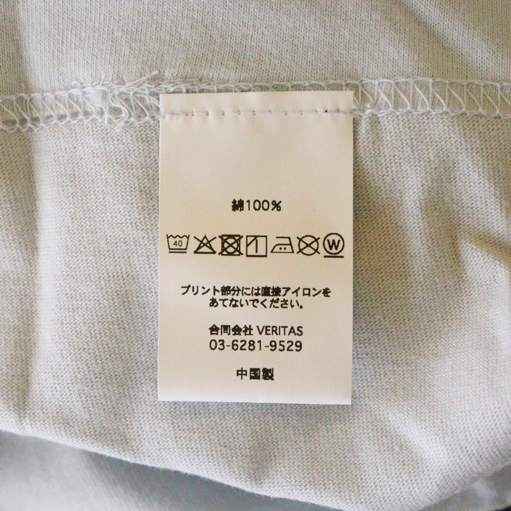 CABARET POVAL(キャバレーポバール) Original Logo Tee オリジナルロゴ プリントTシャツ ライトブルー
