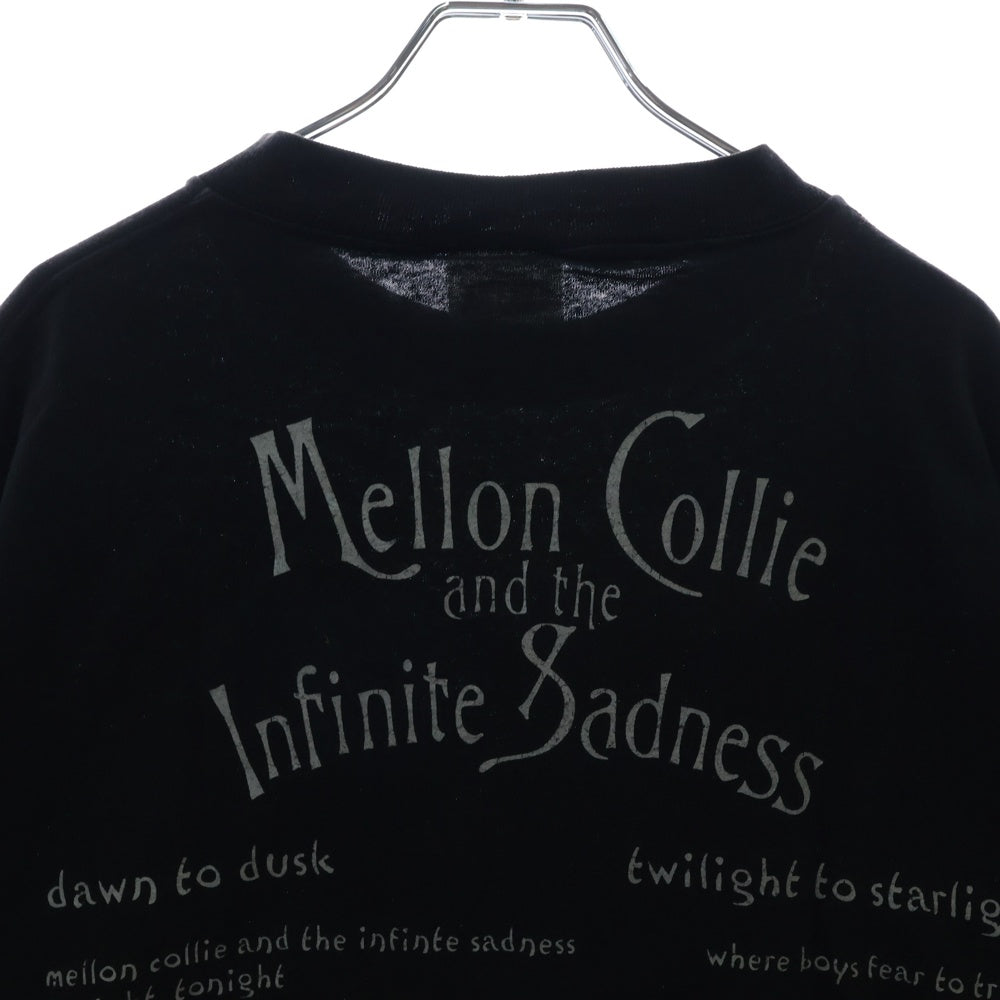 VINTAGE(ヴィンテージ) 90S THE SMASHING PUMPKINS MELLON COLLIE AND THE INFINITE SADNESS スマッシング・パンプキンズ メロンコリー クルーネック 半袖Tシャツ カットソー ブラック