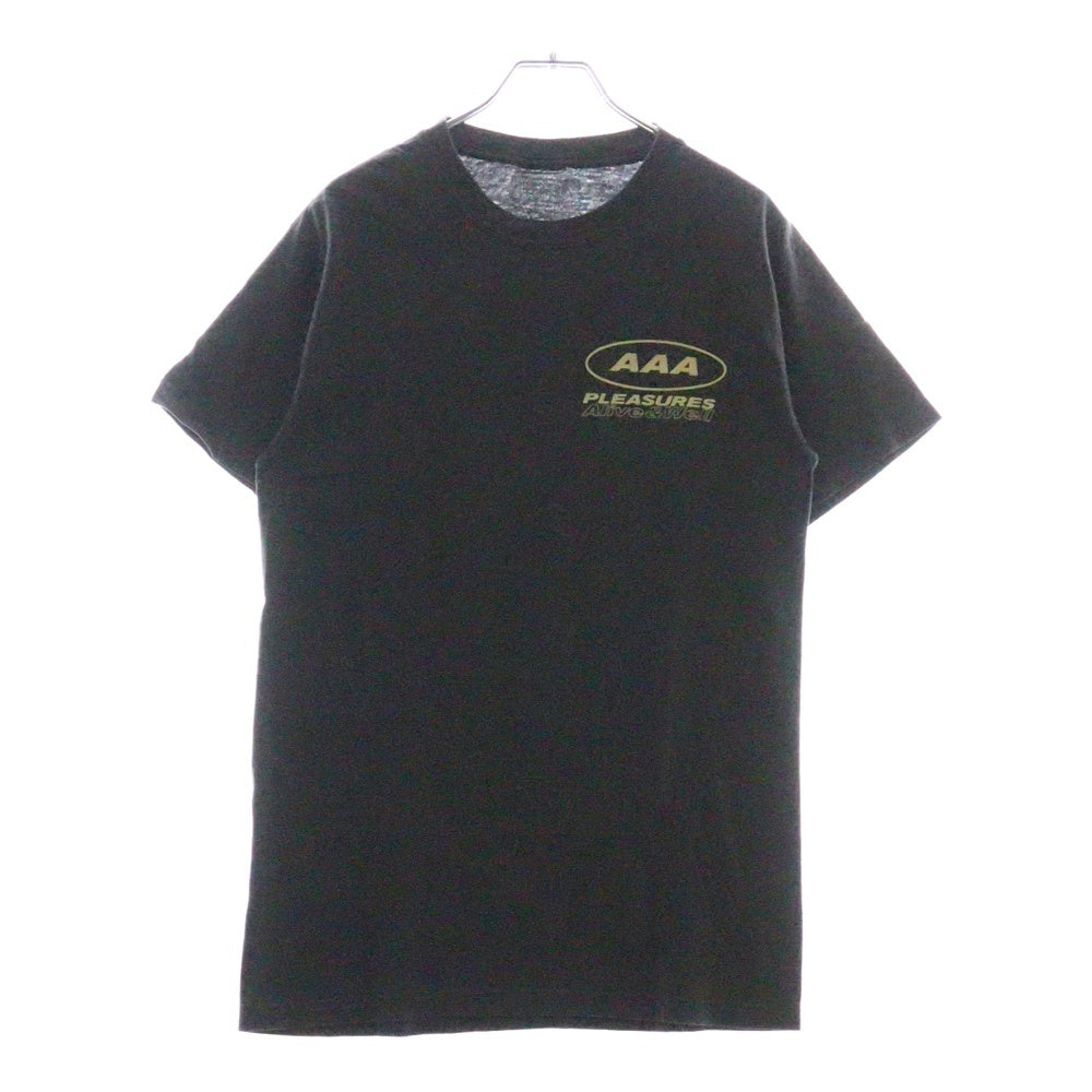 PLEASURES(プレジャーズ) グラフィックプロント クルーネック 半袖Tシャツ カットソー グレー