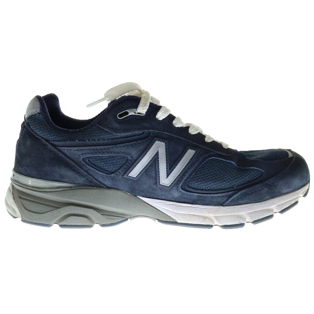 New Balance(ニューバランス) U990NV4 メッシュ切替 スウェード ローカット スニーカー ネイビー US9.5/27.5cm