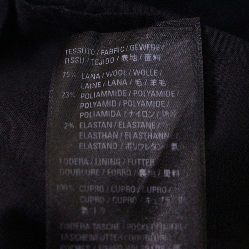 BALENCIAGA(バレンシアガ) チェック柄 ウール ワイドフィット スラックス パンツ グレー 621984 TIT04