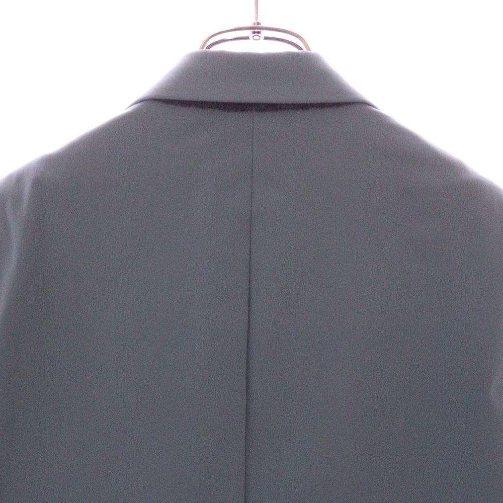 BOTTEGA VENETA(ボッテガヴェネタ) 2B ナイロン ノッチドラペル テーラードジャケット エメラルドグリーン 635034 VKJ60