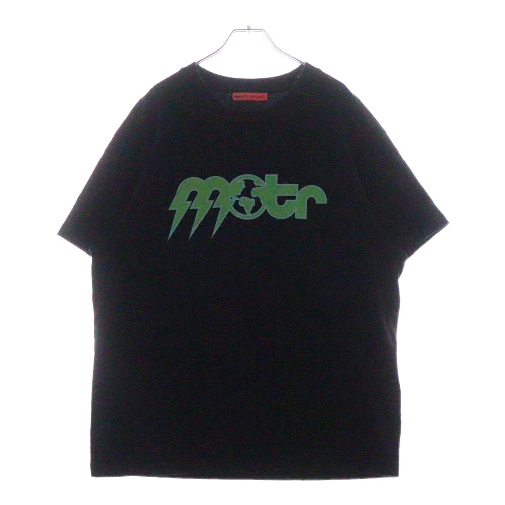 Members of THE Rage(メンバーズ オブ ザ レイジ) グラフィックプリント クルーネック半袖Tシャツ カットソー ブラック