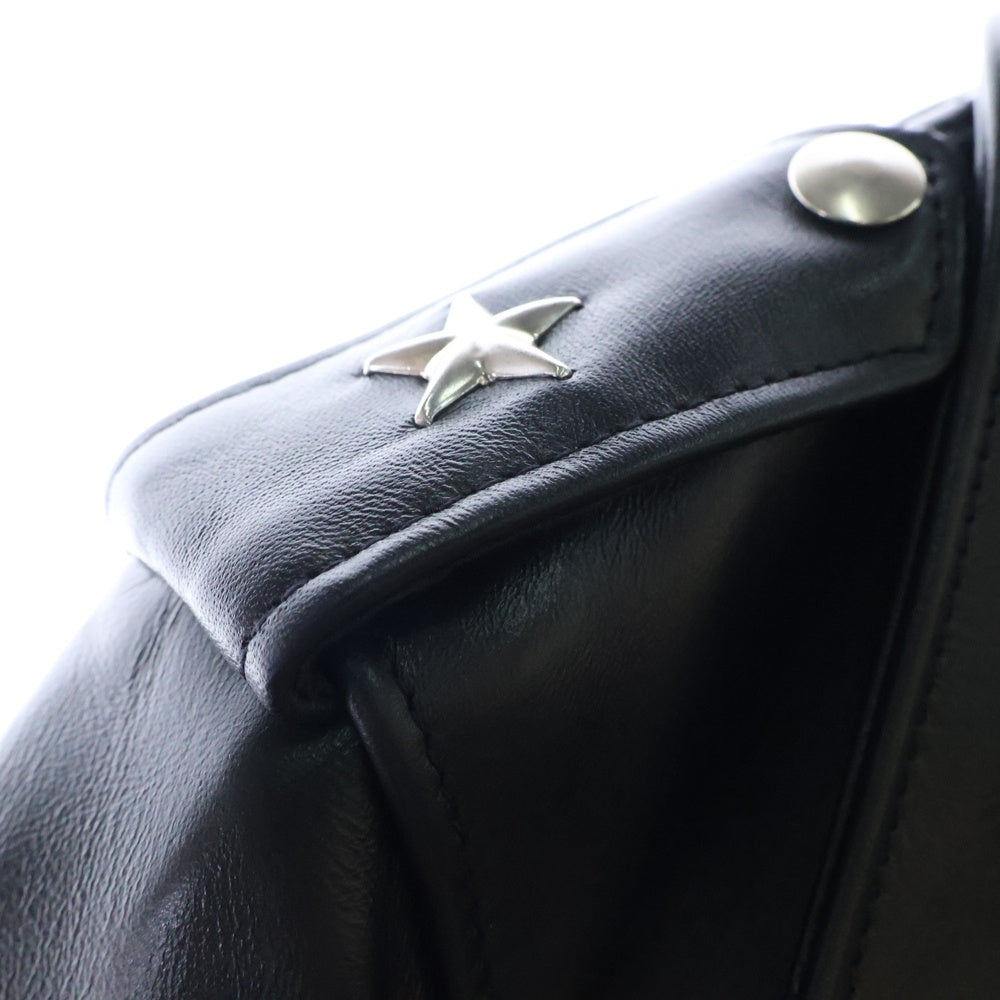 SCHOTT(ショット) 613UHT HORSEHIDE ONESTAR TALL ホースハイド ワンスター ダブルライダース レザージャケット ブラック 7416