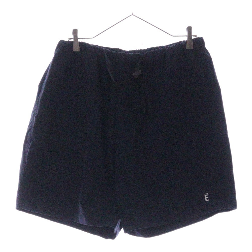 The Ennoy Professional(エンノイプロフェッショナル) 24SS Nylon Easy Shorts ベルテッド ロゴエンブロイダリー ナイロン イージーショーツ ハーフパンツ ネイビー SS24BRENPT03LP