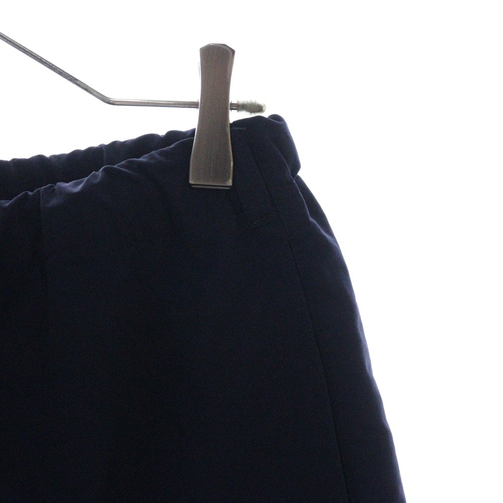 The Ennoy Professional(エンノイプロフェッショナル) 24SS Nylon Easy Shorts ベルテッド ロゴエンブロイダリー ナイロン イージーショーツ ハーフパンツ ネイビー SS24BRENPT03LP