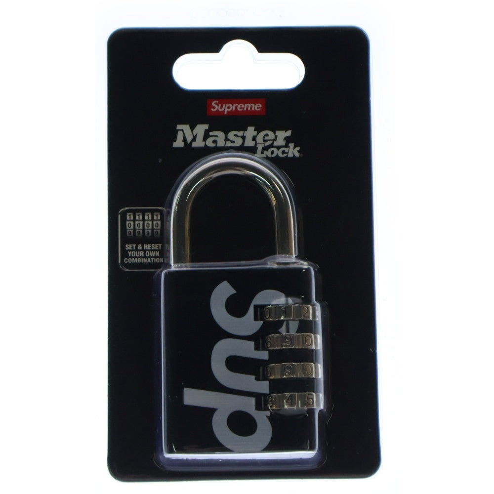 SUPREME(シュプリーム) 19SS Master Lock Numeric Combination Lock マスターロック ヌメリック コンビネーションロック 南京錠 ブラック/ホワイト