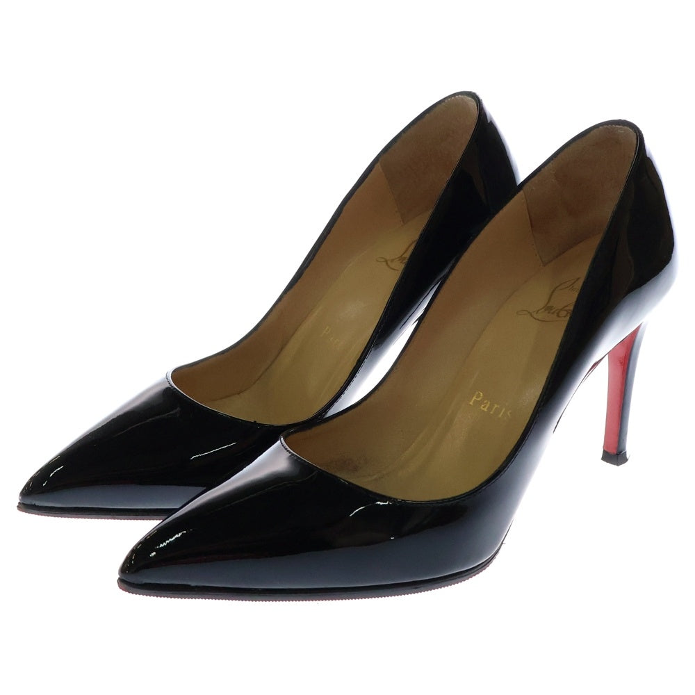 CHRISTIAN LOUBOUTIN(クリスチャンルブタン) PIGALLE 85 ピガール パント レザー ハイ ヒール パンプス ブラック