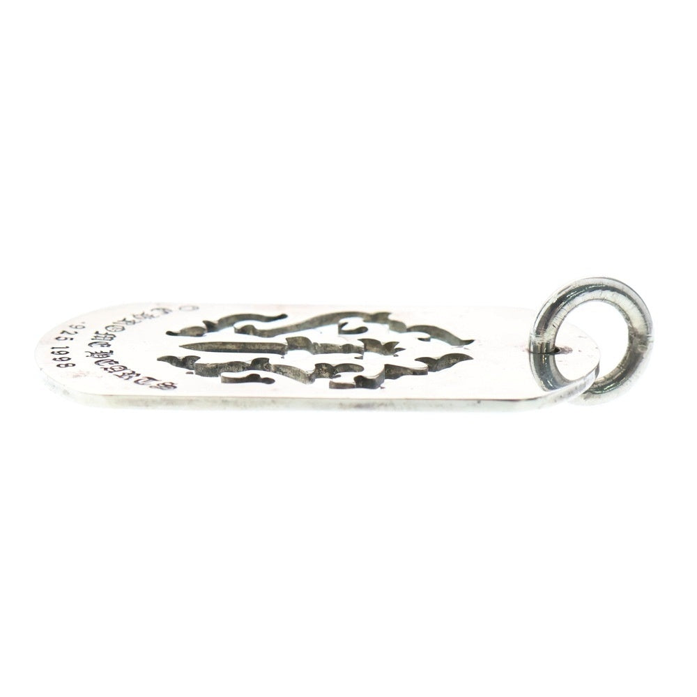 CHROME HEARTS(クロムハーツ) D TAG LRG DAGGER ヴァインダガーカットアウトドッグタグ ラージ ペンダントトップ シルバー BCA240