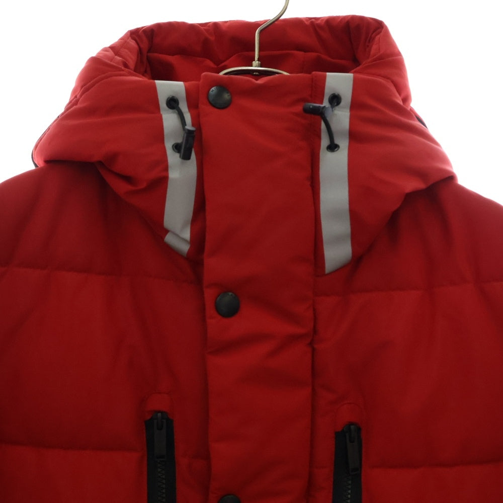 MICHAEL KORS(マイケルコース) CHOISY PUFFER JACKET ショワジー フーデッドロゴ 中綿ジャケット レッド MC60561