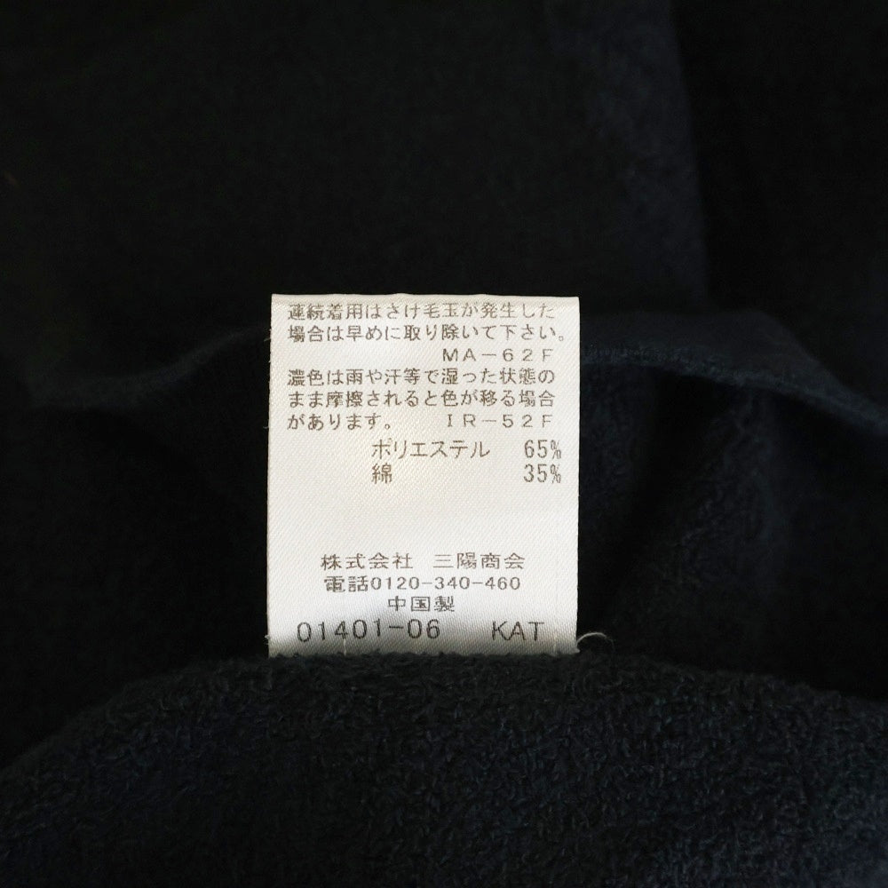 BLACK LABEL CRESTBRIDGE(ブラックレーベルクレストブリッジ) ビッグブロックチェック柄 クルーネック ポリコットン 半袖ニット セーター ブラック 51N11-501-09