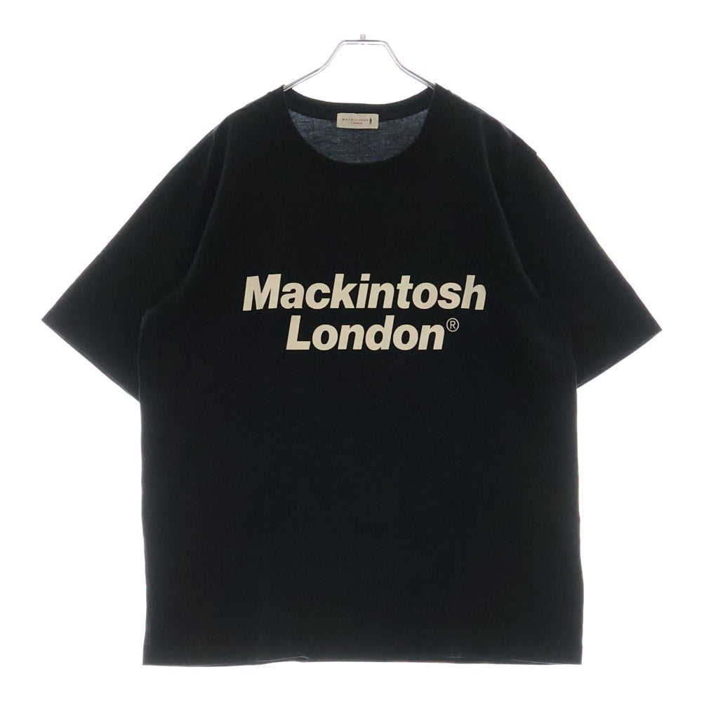 MACKINTOSH(マッキントッシュ) フロントロゴプリント クルーネック 半袖Tシャツ カットソー ブラック G1P71-710-09