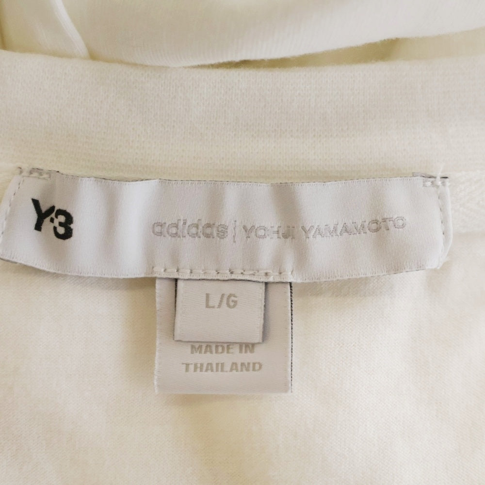 Y-3(ワイスリー) U CH2JRSY BOXGFX T ボックスフォトアートプリント クルーネック 半袖Tシャツ カットソー ホワイト HB3347