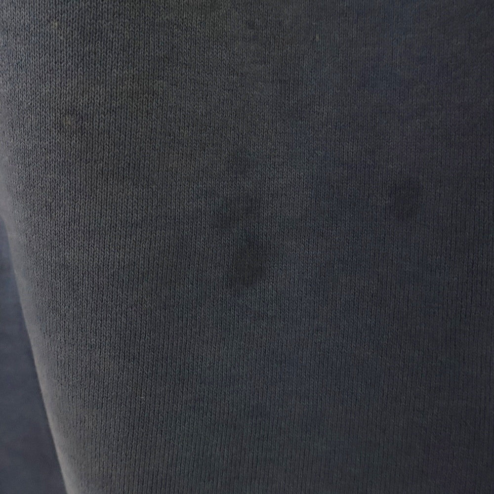 SAINT MICHAEL(セントマイケル) 25SS SAINT CRW-N SWEAT ヴィンテージ加工 フロントワッペンロゴ クルーネックスウェットトレーナー ブルー SM-HR8-0000-046