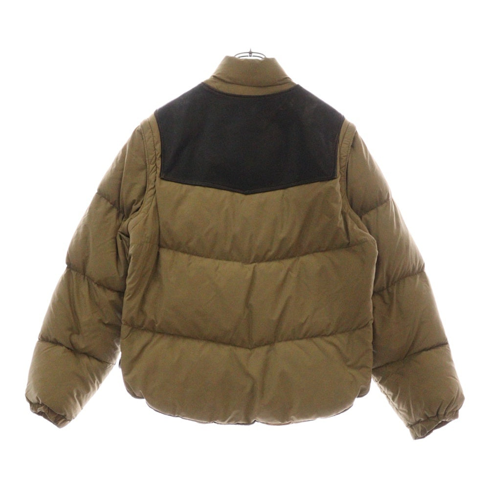 SCHOTT(ショット) 90S USA製 2WAY レザー ダウンベストジャケット ベージュ 126