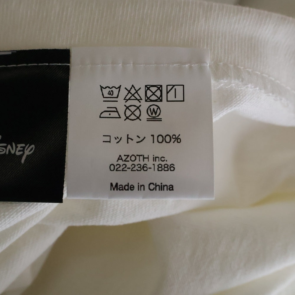WEBER(ウェーバー) Disney collection Mickey Mouse / proof printing tee (ringer) ディズニー ミッキーマウス リンガーTシャツ ホワイト
