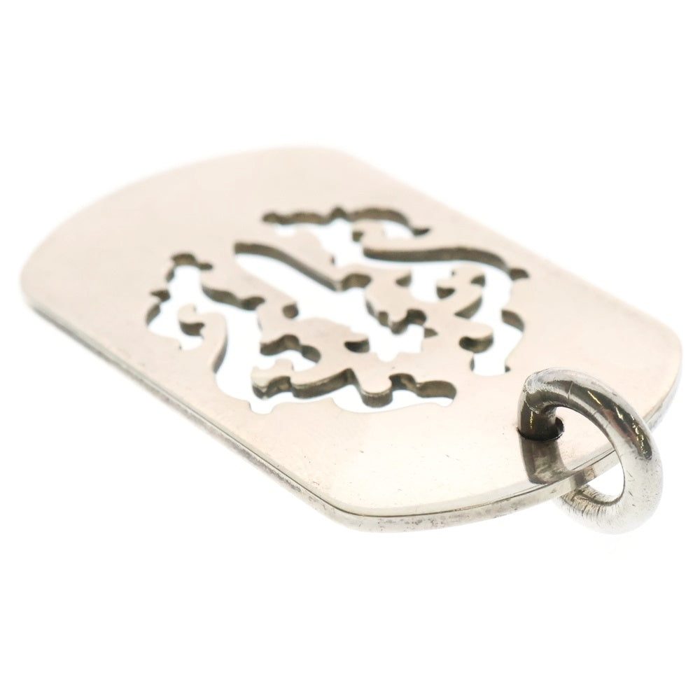 CHROME HEARTS(クロムハーツ) D TAG LRG DAGGER ヴァインダガーカットアウトドッグタグ ラージ ペンダントトップ シルバー BCA240