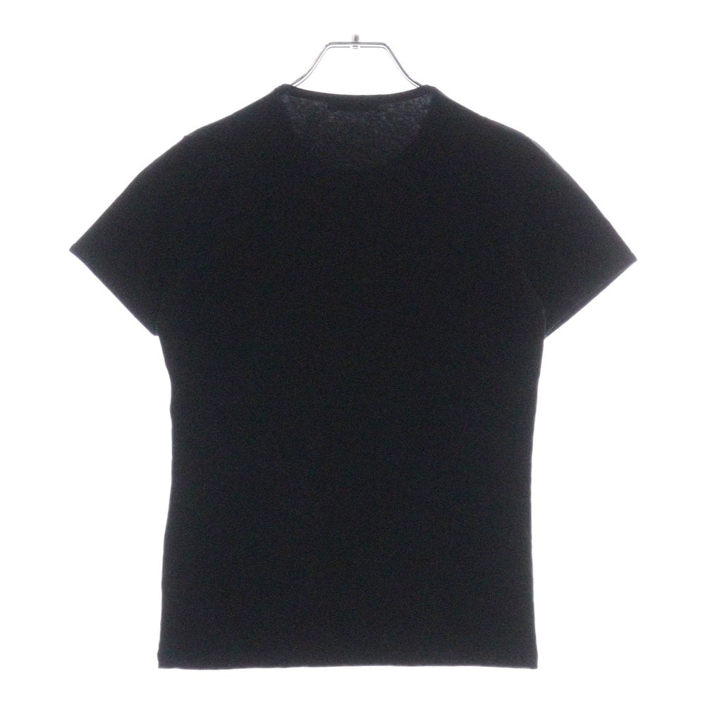 VIVIENNE TAM(ヴィヴィアンタム) ドラゴン ラバープリント クルーネック半袖Tシャツ カットソー レディース ブラック 016-160342