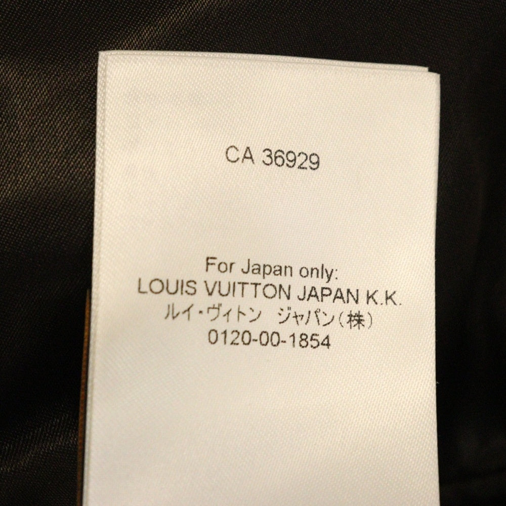 LOUIS VUITTON(ルイヴィトン) 24SS ダモフラージュ ダミエ ピクセル 迷彩 カモフラ総柄 2B テーラードジャケット ベージュ/カーキ RM241 HSB HQJ60E