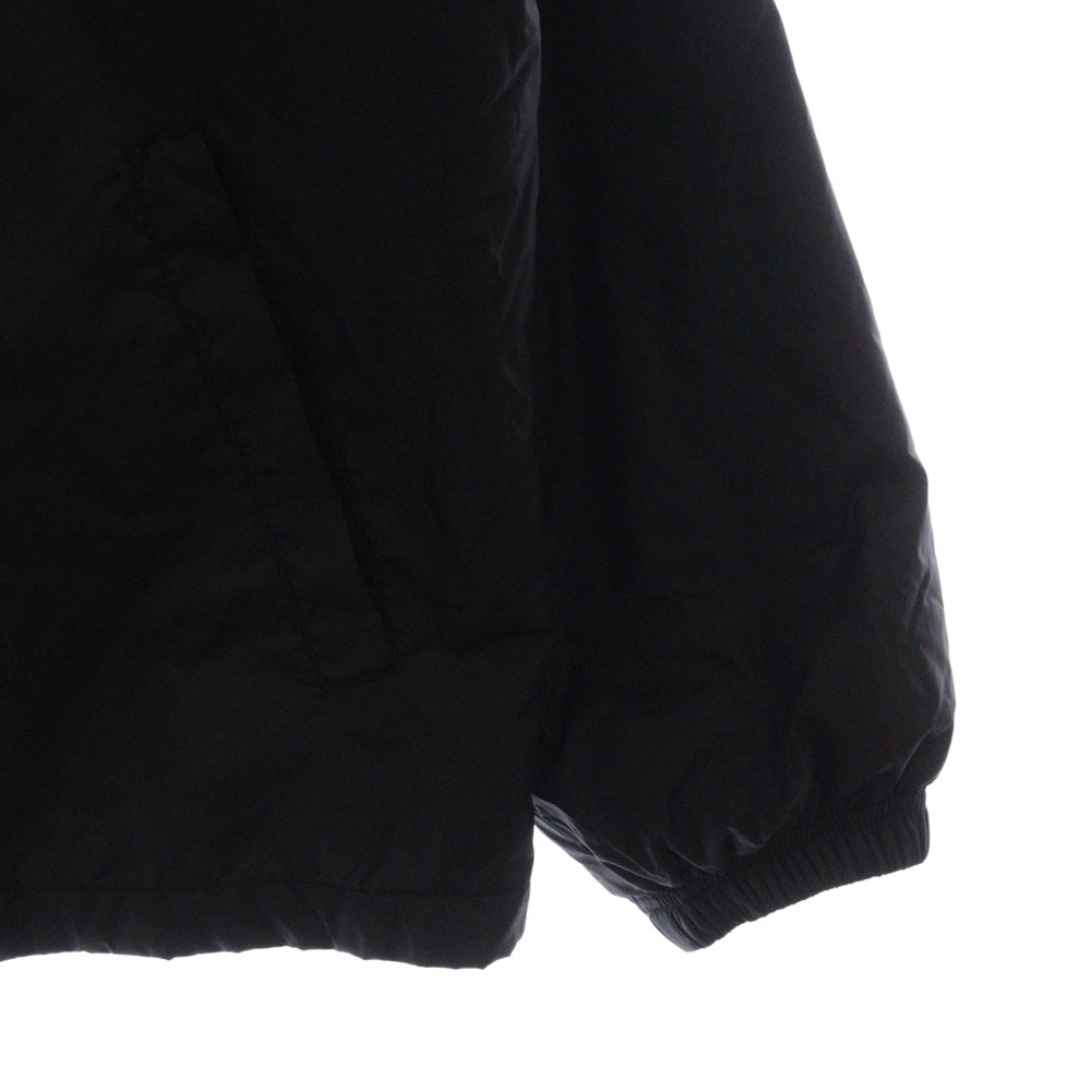 SEQUEL(シークエル) 22AW COACH JACKET ナイロン スピーカー ロゴプリント コーチジャケット ブルゾン ブラック SQ-22AW-JK-08