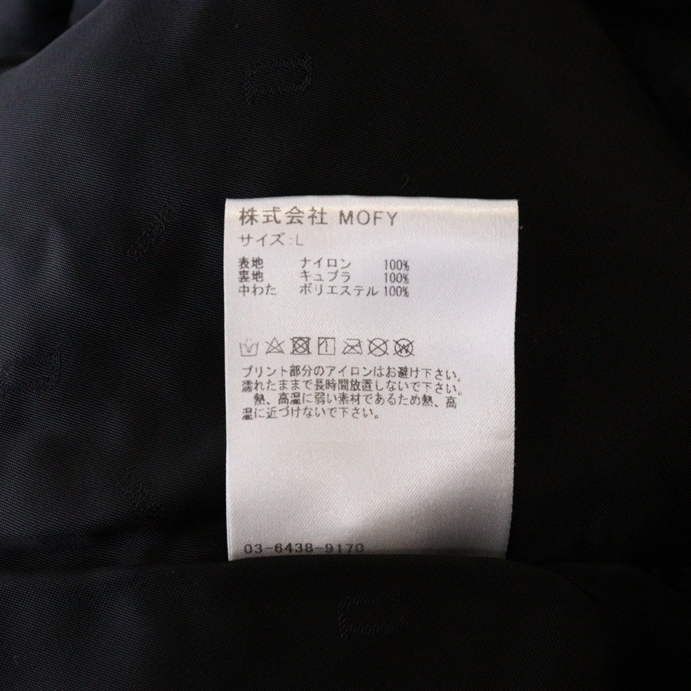 SEQUEL(シークエル) 22AW COACH JACKET ナイロン スピーカー ロゴプリント コーチジャケット ブルゾン ブラック SQ-22AW-JK-08