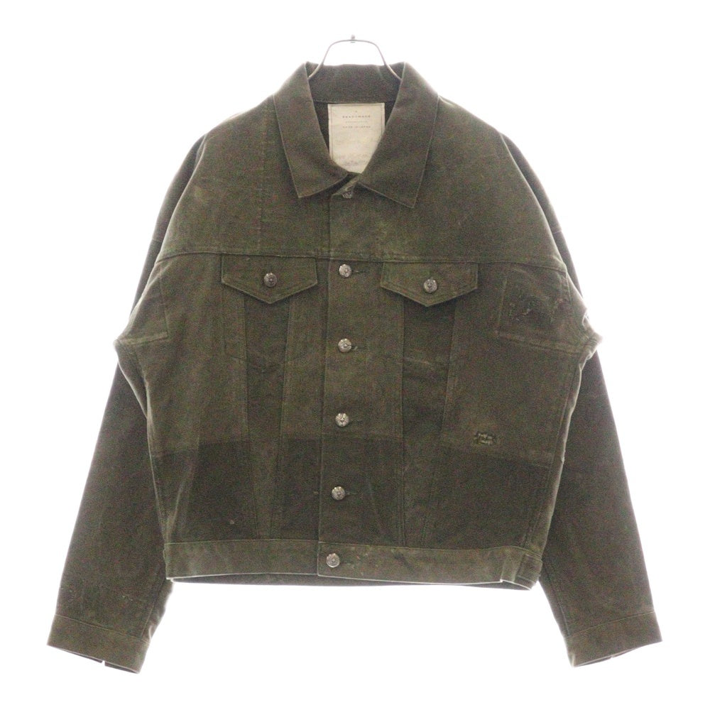 CHROME HEARTS(クロムハーツ) ×READYMADE OVER SIZE WORK JACKT レディメイド ミリタリー 再構築 オーバーサイズ ワークジャケット カーキ