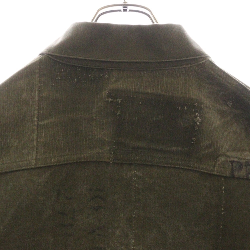 CHROME HEARTS(クロムハーツ) ×READYMADE OVER SIZE WORK JACKT レディメイド ミリタリー 再構築 オーバーサイズ ワークジャケット カーキ