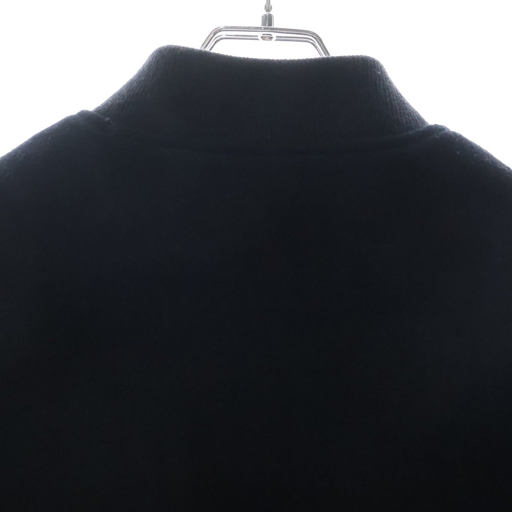 FACETASM(ファセッタズム) 22AW EMBLEM STADIUM JACKET エンブレム スタジアム ジャケット スタジャン フロントパッチ ブラック TOF-JK-M03