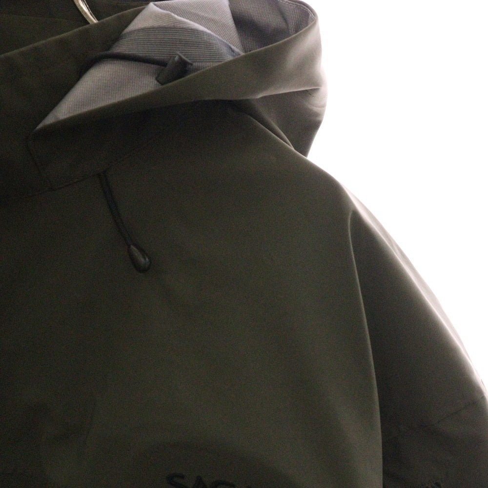 Sacai(サカイ) 23AW MATTE TAFFETA BREATHABLE WATERPROOF COAT マット タフタ ウォータープルーフ コート カーキ 23-03246M