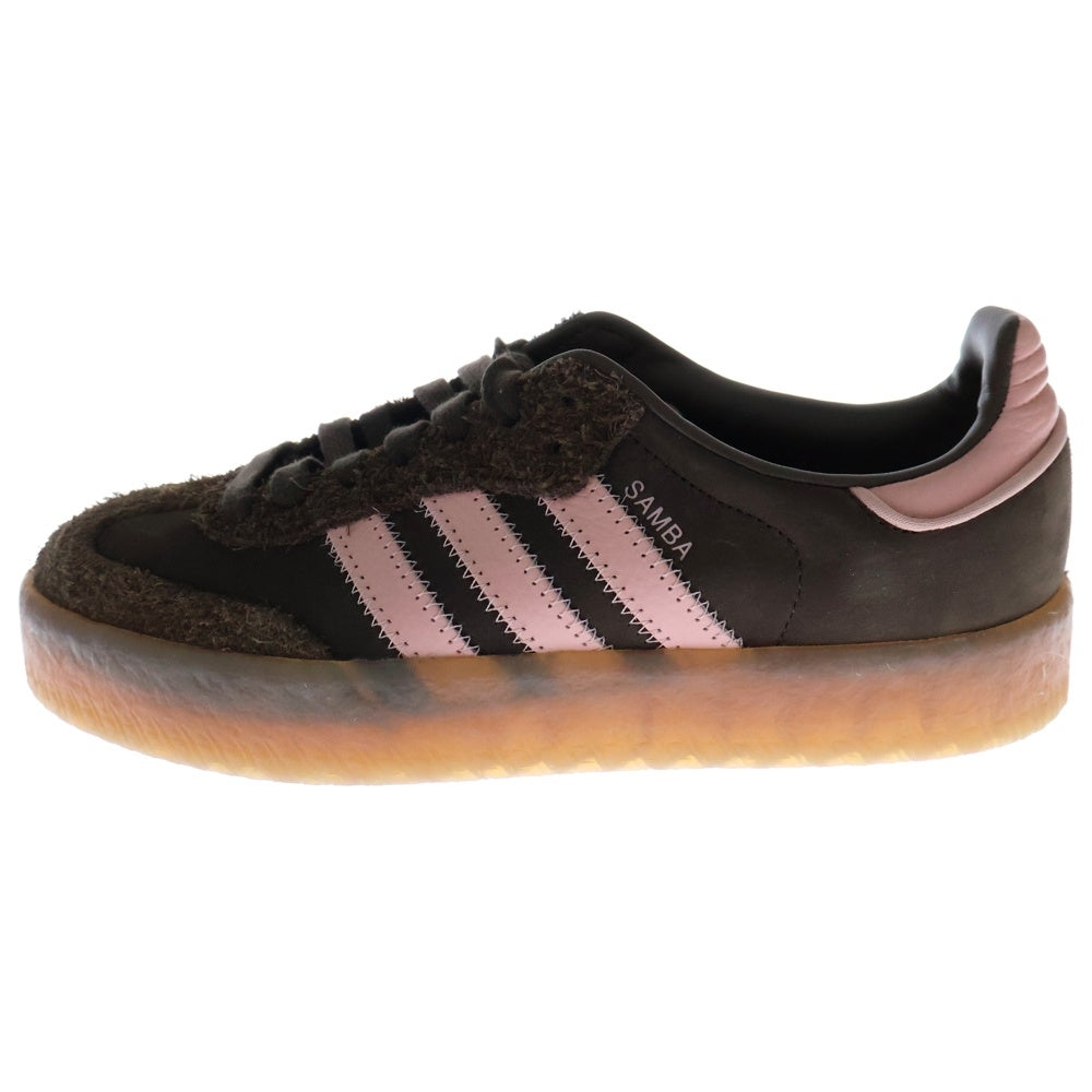 adidas Originals(アディダスオリジナルス) SAMBAE WMNS WONDER MAUVE GUM M2 DARK BROWN サンベイ ウィメンズ ワンダーモーブ ガムM2 ローカットスニーカー US6/23cm JI2744