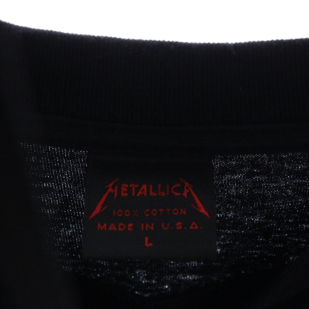 VINTAGE(ヴィンテージ) 90S VINTAGE METALLICA DAY ON THE GREEN TEE ヴィンテージ メタリカ デイオンザグリーン 両面プリント クルーネック 半袖Tシャツ カットソー ブラック