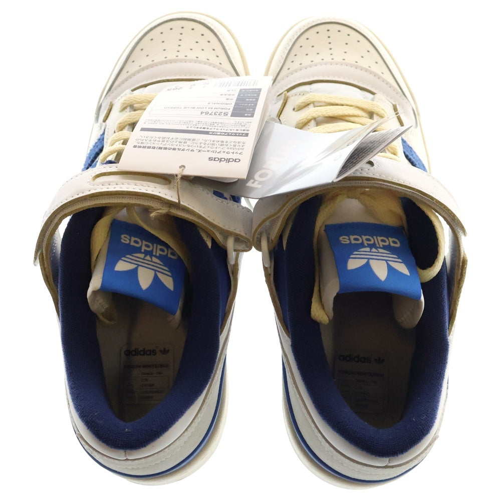 adidas(アディダス) FORUM 84 LOW フォーラム84 ローカットスニーカー ホワイト/ブルー US8.5/26.5cm S23764