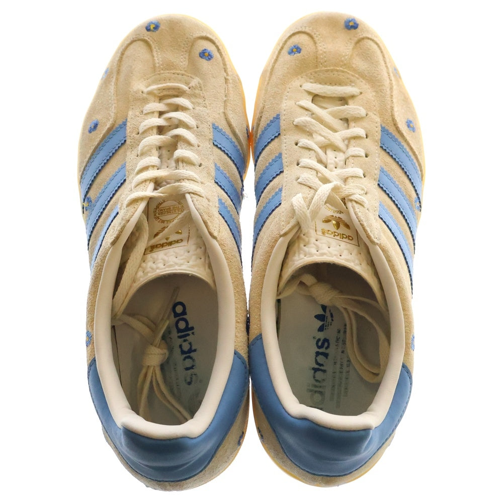 adidas(アディダス) GAZELLE INDOOR W ガゼル ウィメンズ インドア スウェード ローカットスニーカー ホワイト/ブルー US9.5/26.5cm IF4491